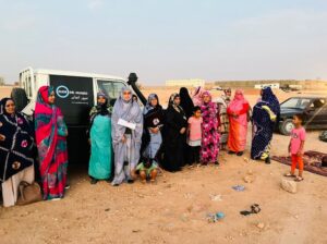 A group of Sahrawi women A group of Sahrawi women